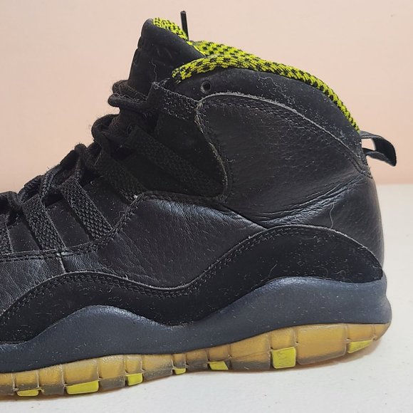 Nike Air Jordan 10 Retro Venom Green Men 8.5 2013 Rare Vintage 310805-033 main image 5